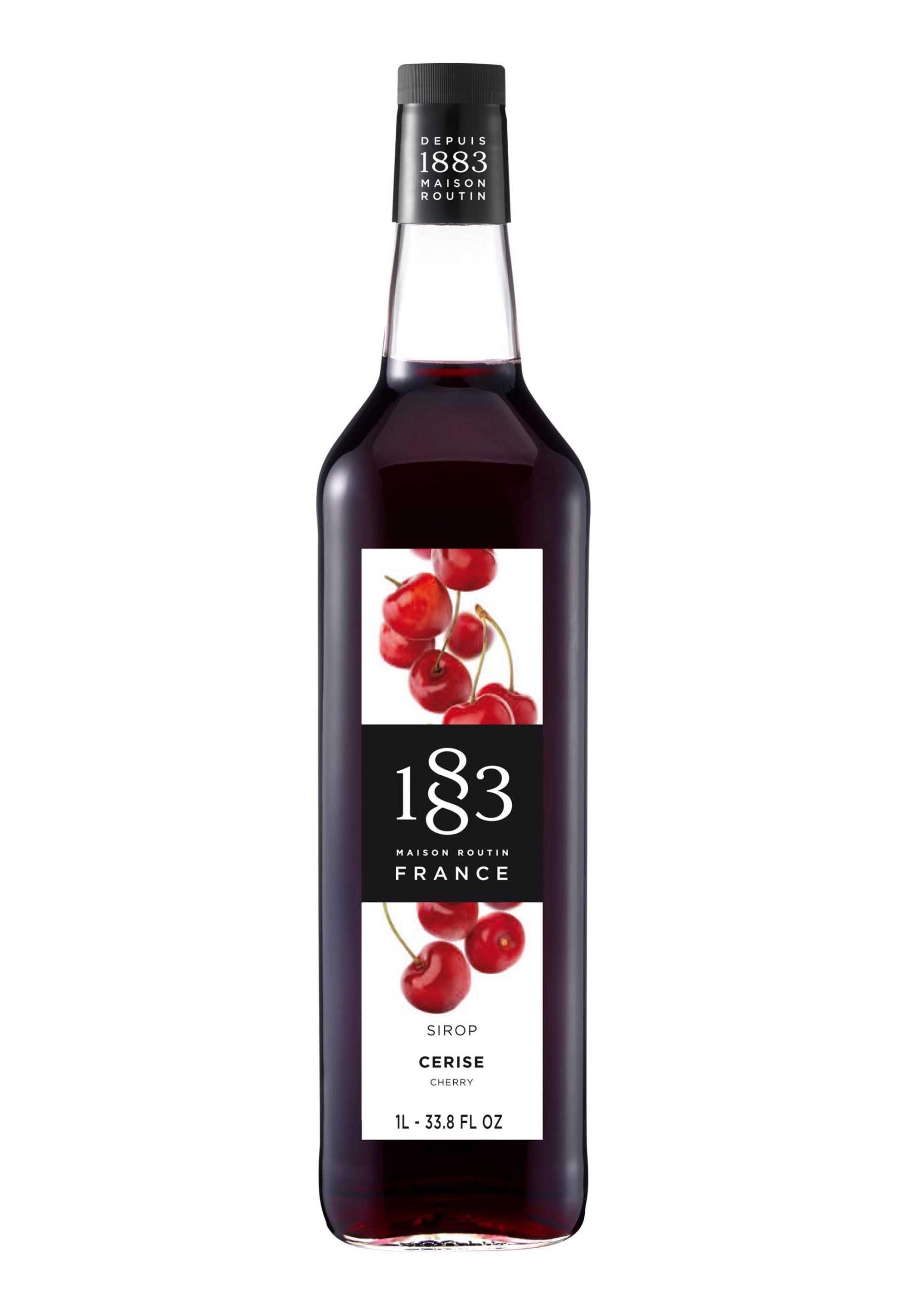 1883 Cherry Syrup 1l Gourmet Syrups 1883 Maison Routin