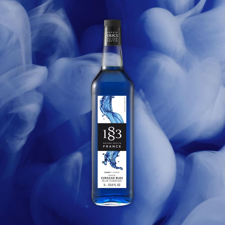 1883 Blue Curacao Syrup 1l Gourmet Syrups 1883 Maison Routin