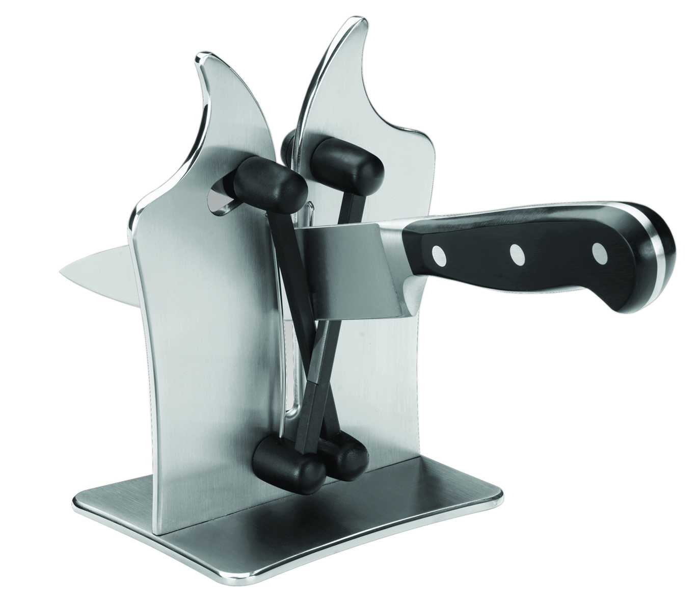 Knife Sharpener Solid Stainless Steel. Tungsten Carbide. MADE IN